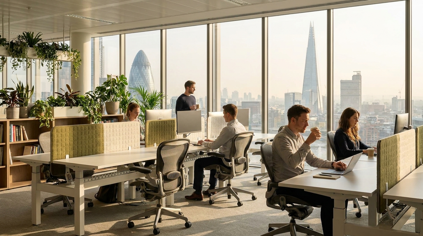 Open-plan workspace